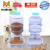 Tempat Makan dan Minum Kucing Otomatis